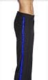 Men's Classic Fit Black Flat Or Pleated Front With Satin Red Trimmed Band Solid Tuxedo Pant Slacks Unhemmed Unfinished Bottom