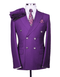 Purple And Gold Suit - AlbertoNardoniStore