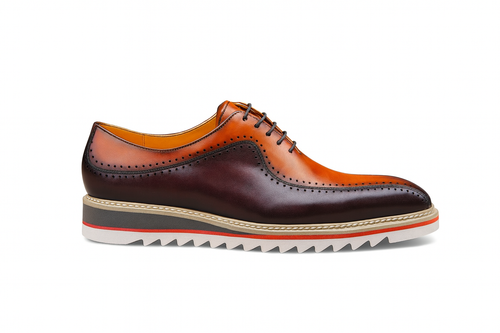 Two-Tone Burnished Brogue Oxford