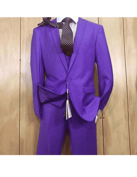 Purple Prom Suit - AlbertoNardoniStore