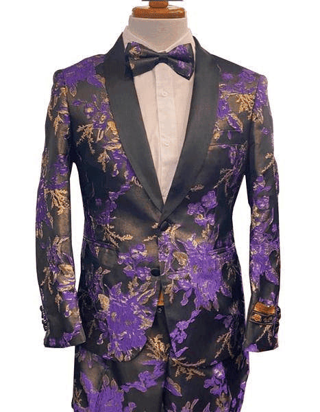 Purple Prom Suit - AlbertoNardoniStore