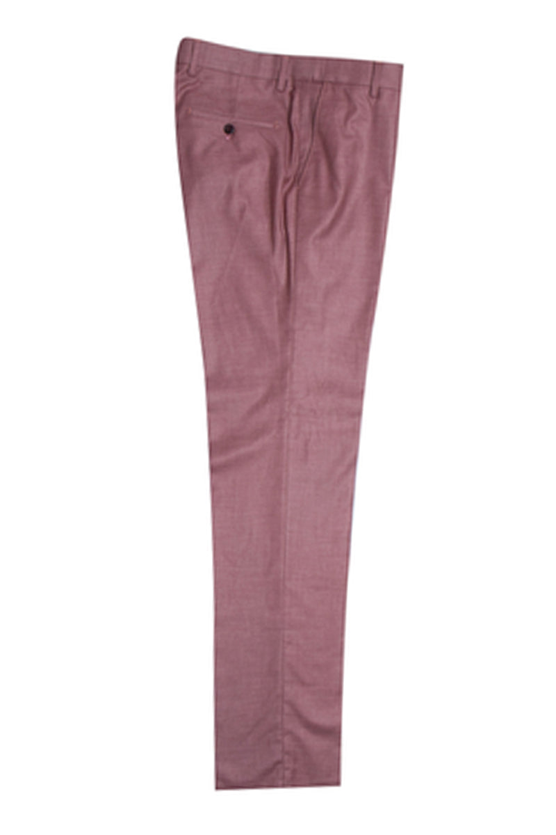 "Mens Stacy Adams Suit -Stacy Adams  Suit Men's Sharkskin Suit - One Button Peak Lapel Vested in Salmon Pink"