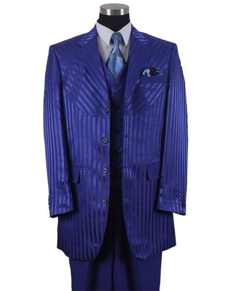 Royal Blue Suit - AlbertoNardoniStore