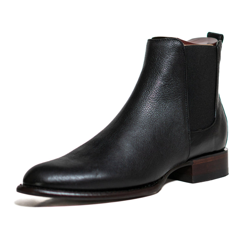 Los Altos Men's Toe Roper Boot Belmont Black - Belmont Black