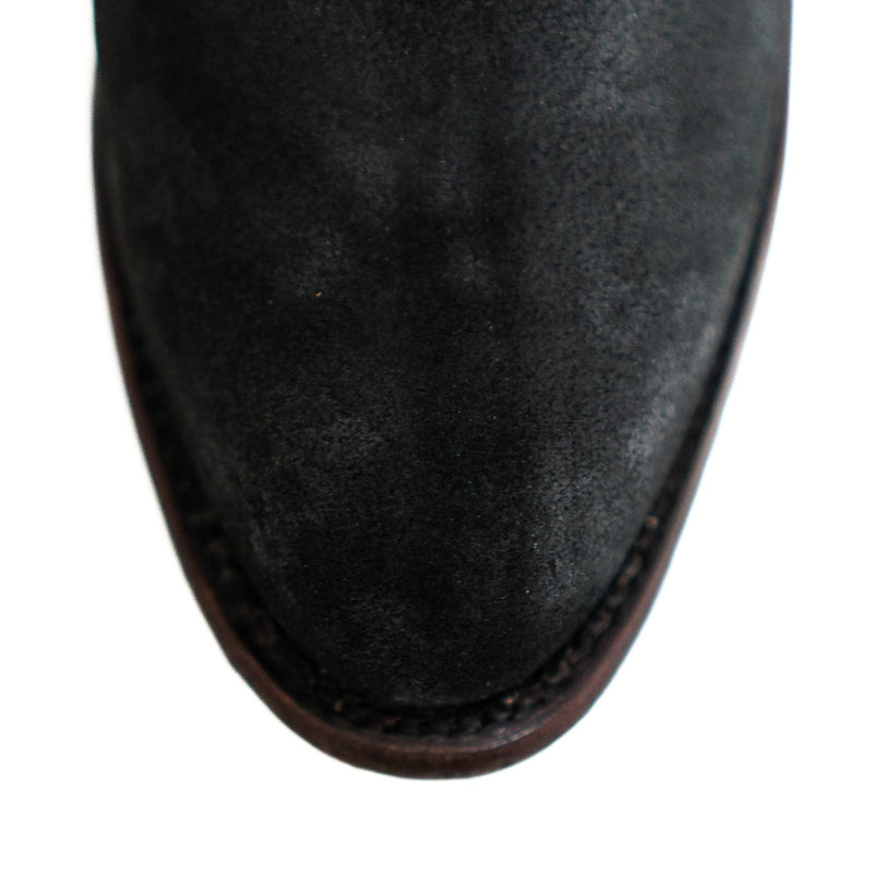 Los Altos Men's Toe Roper Boot Gamuza Black - Gamuza Black