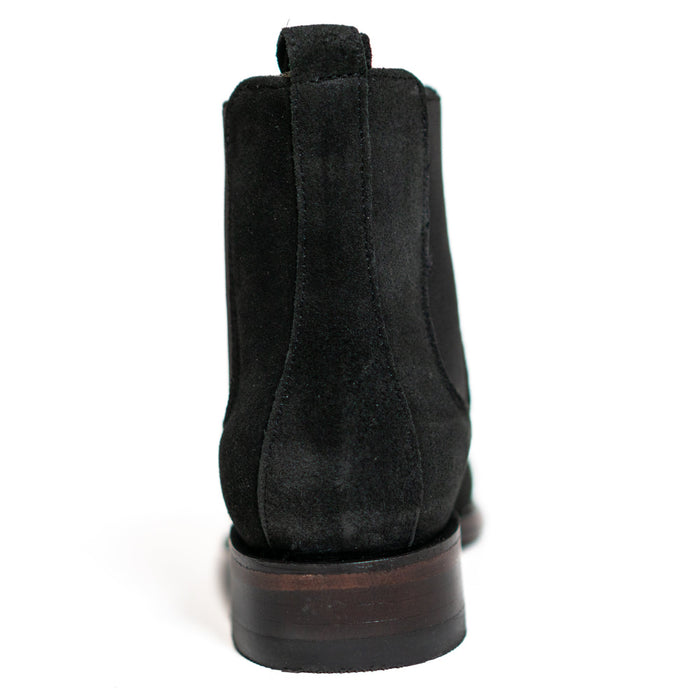Los Altos Men's Toe Roper Boot Gamuza Black - Gamuza Black