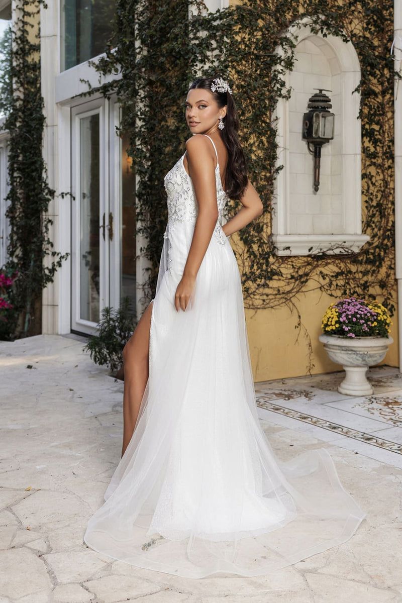 Red Carpet Dress V-Neck Mermaid Gala Gown by May Queen MQ2125