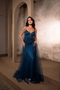 Red Carpet Dress V-Neck Mermaid Gala Gown by May Queen MQ2125