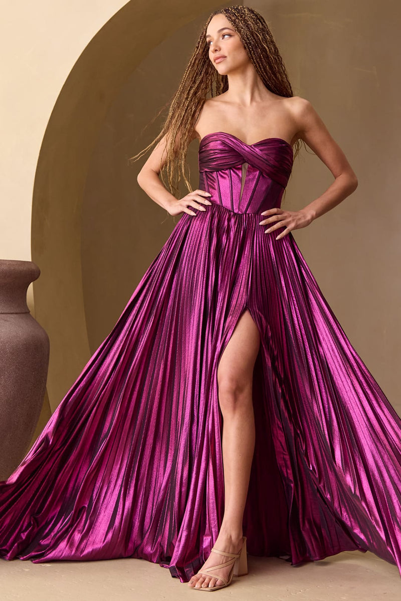 Red Carpet Dress Sweetheart A-Line Evening Gown By Amelia Couture 2058