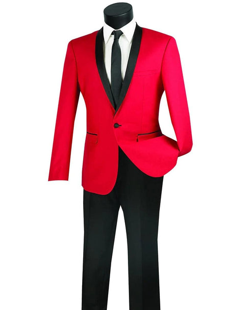 Red Prom Suit - Red Suit For Prom - Red Groom Suit - AlbertoNardoniStore