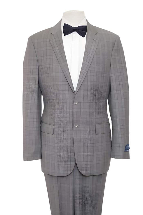 Mens Gray Wool Suit   - Any Brand Style Size