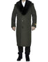 Mens Black Overcoat With Fur Collar For Sale