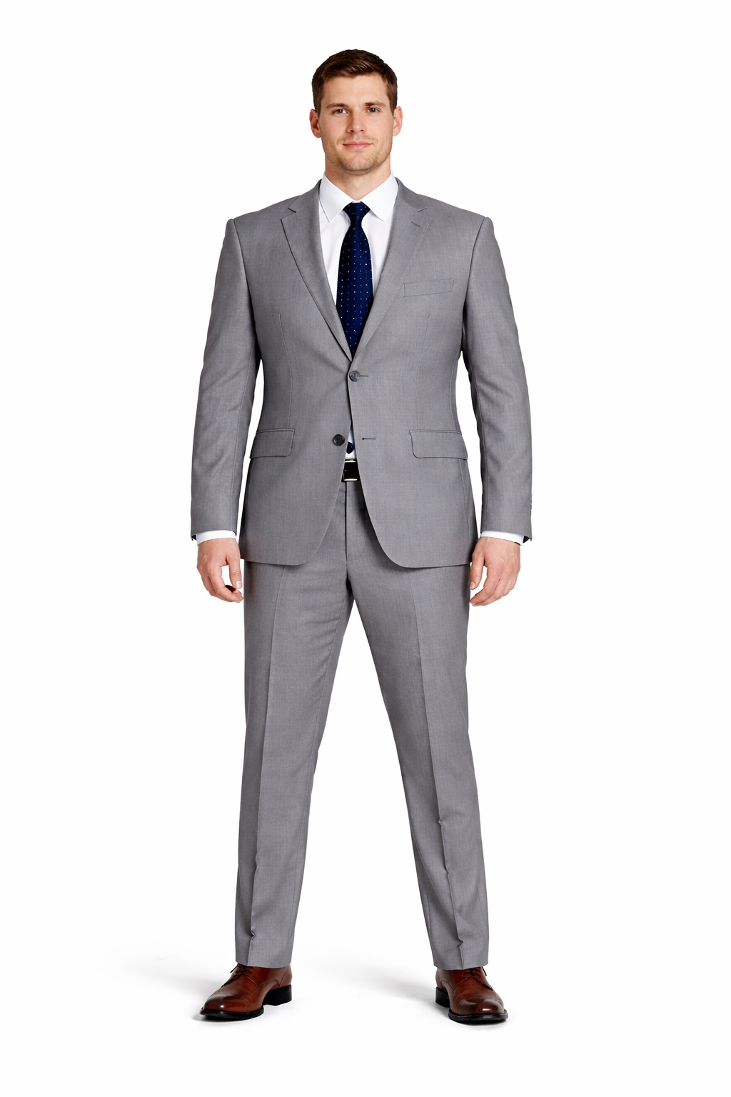 Renoir Suits - Renoir Fashion - Renoir Clothing Super 140s Wool 2-Button CLASSIC FIT Suit in Dark Grey (Short, Regular, and Long Available) by Renoir