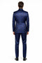 Retro Paris Suits Mens Suit Navy Blue