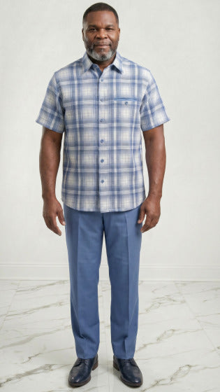 Mens 2 Piece Walking Suit - Classic Plaid