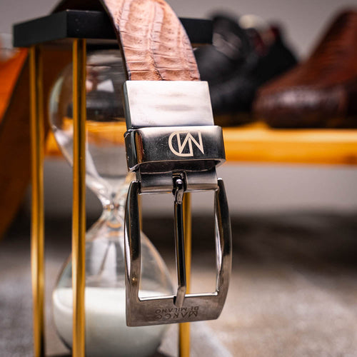 Marco Di Milano Riccardo Belt Bay Apache Leather Loafer