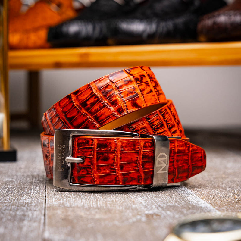 Marco Di Milano Riccardo Belt - Cognac Leather Loafers