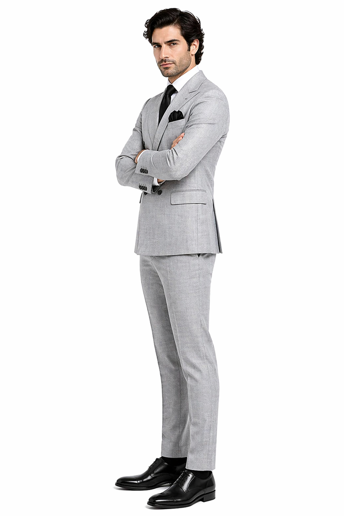 Rossi Man ARTHUR RM2305 Double-Breasted Suit â€“ Elegant Formalwear for Men