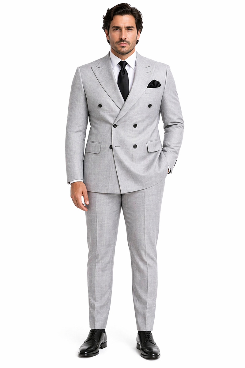 Rossi Man ARTHUR RM2305 Double-Breasted Suit â€“ Elegant Formalwear for Men