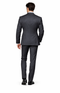 Rossi Man BOND RM1779 Slim Fit 3-Piece Black Suit â€“ Tailored Formalwear for Men