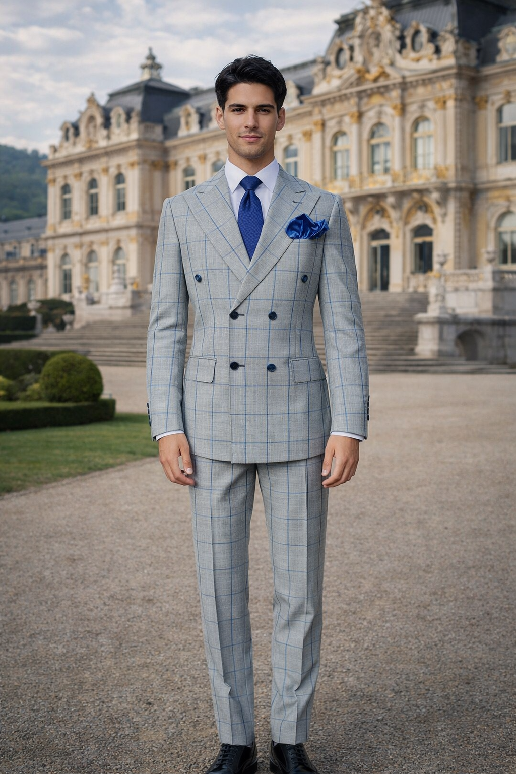 ROSSI MAN DOUBLE BREASTED SUIT ARTHUR RM2322