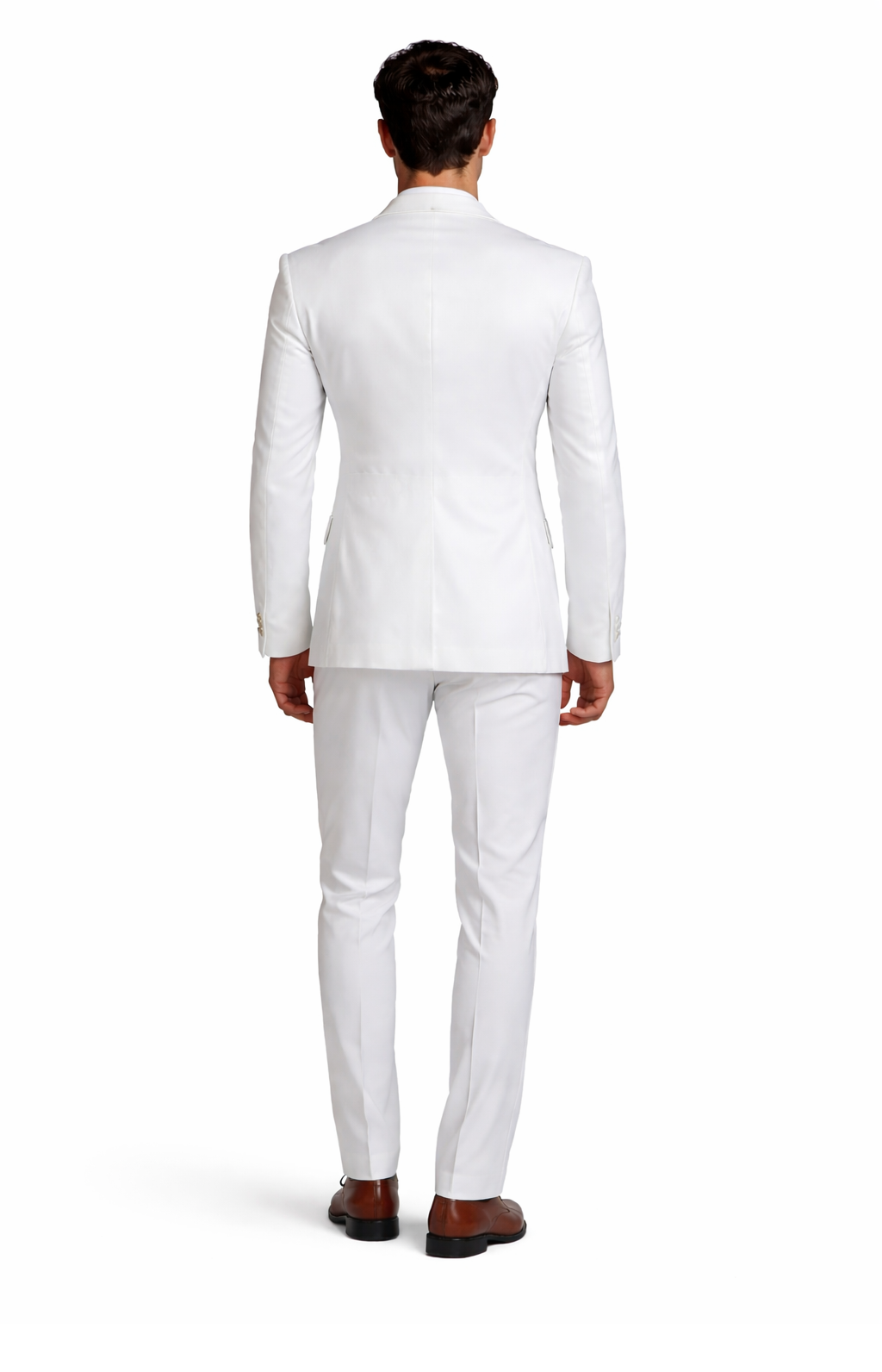 Rossi Man DUKE RM1762 Slim Fit 3-Piece White Suit â€“ Modern Formalwear for Men