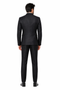 Rossi Man DUKE RM1769 â€“ Slim Fit Black 3-Piece Suit for Men | Modern Formalwear
