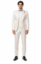 Rossi Man FORD RM1913 â€“ Slim Fit 3-Piece Suit for Men in Off-White | Classic Style for Formal Occasions
