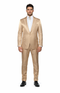 Rossi Man LEO RM1605 â€“ Men's Gold Slim Fit 3-Piece Suit | Elegant Modern Formalwear