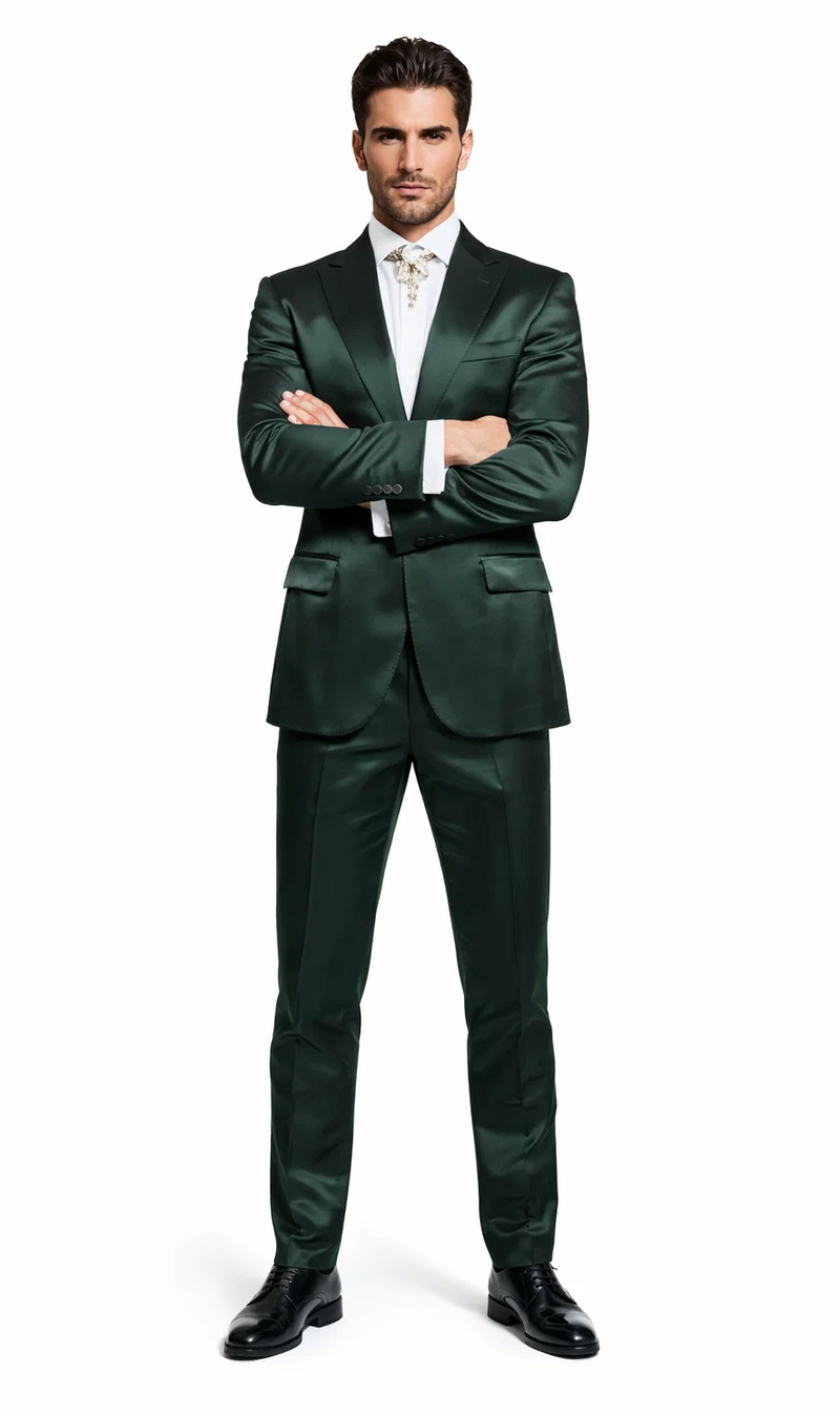 Rossi Man LEO RM1611 â€“ Slim Fit 3-Piece Suit for Men | Modern Tailored Formalwear