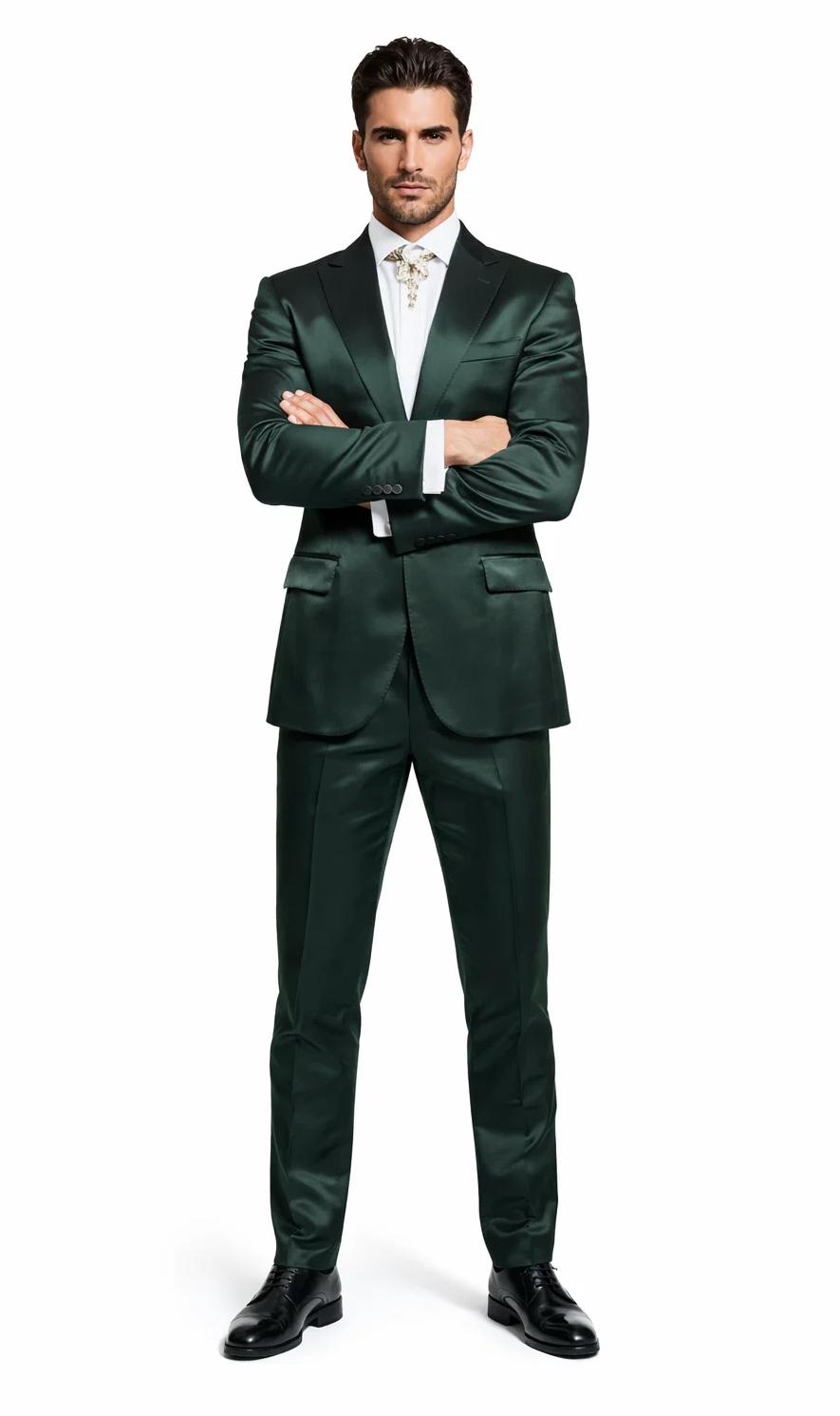 Rossi Man LEO RM1611 â€“ Slim Fit 3-Piece Suit for Men | Modern Tailored Formalwear