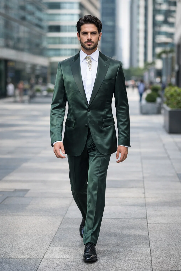 Rossi Man LEO RM1611 â€“ Slim Fit 3-Piece Suit for Men | Modern Tailored Formalwear