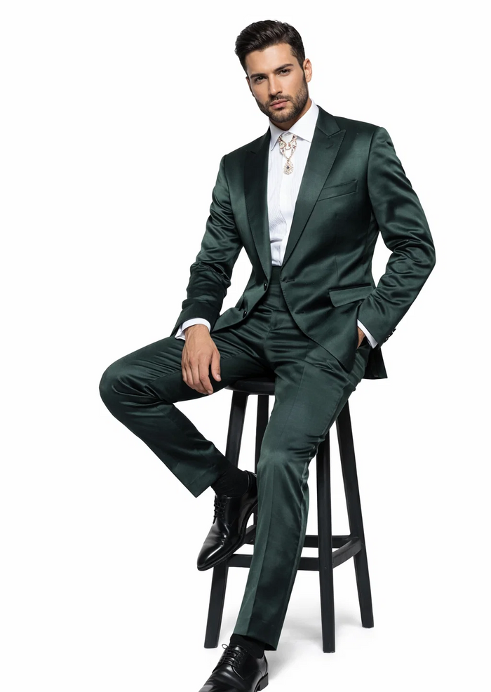 Rossi Man LEO RM1611 â€“ Slim Fit 3-Piece Suit for Men | Modern Tailored Formalwear