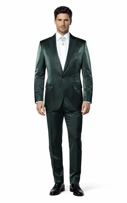 Rossi Man LEO RM1611 â€“ Slim Fit 3-Piece Suit for Men | Modern Tailored Formalwear