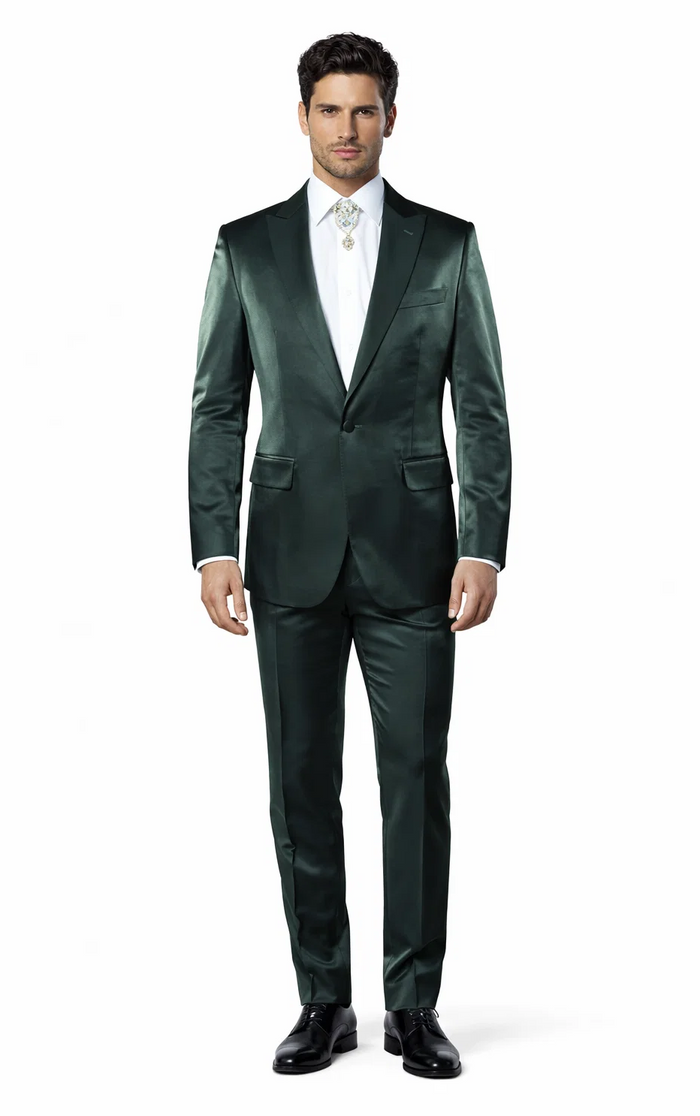 Rossi Man LEO RM1611 â€“ Slim Fit 3-Piece Suit for Men | Modern Tailored Formalwear