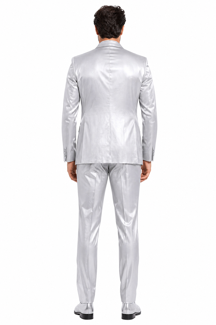 Rossi Man LEO RM1622 â€“ Off-White Slim Fit 3-Piece Designer Suit for Men