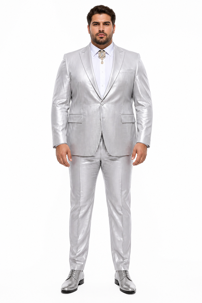 Rossi Man LEO RM1622 â€“ Off-White Slim Fit 3-Piece Designer Suit for Men