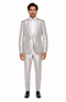 Rossi Man LEO RM1642 â€“ Off-White Shimmer Slim Fit 3-Piece Suit for Men