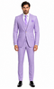 Rossi Man MAX RM1378 Slim Fit 3-Piece Suit â€“ Sophisticated Solid Lavender Suit for Men