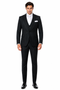 Rossi Man MAX RM1727 Slim Fit 3-Piece Suit â€“ Stylish Tailored Green Pinstripe Suit for Men
