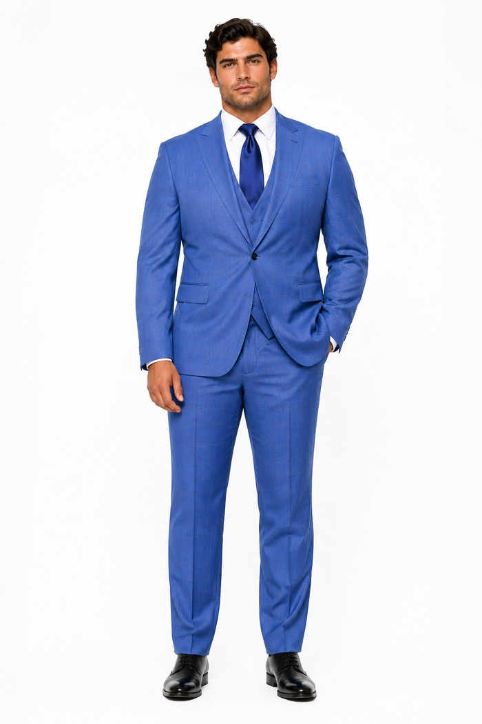 Rossi Man MAX RM1785 Slim Fit 3-Piece Suit â€“ Stylish Formalwear for Men