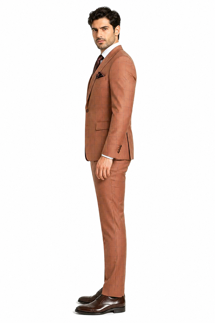 Rossi Man MAX RM1786 Slim Fit 3-Piece Suit â€“ A Modern and Elegant Suit for Men