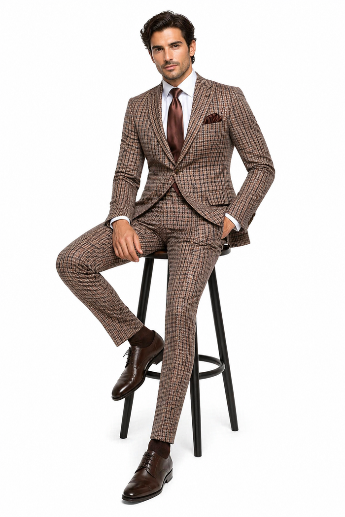 Rossi Man MAX RM1839 Slim Fit 3-Piece Suit â€“ Stylish Formalwear for Men