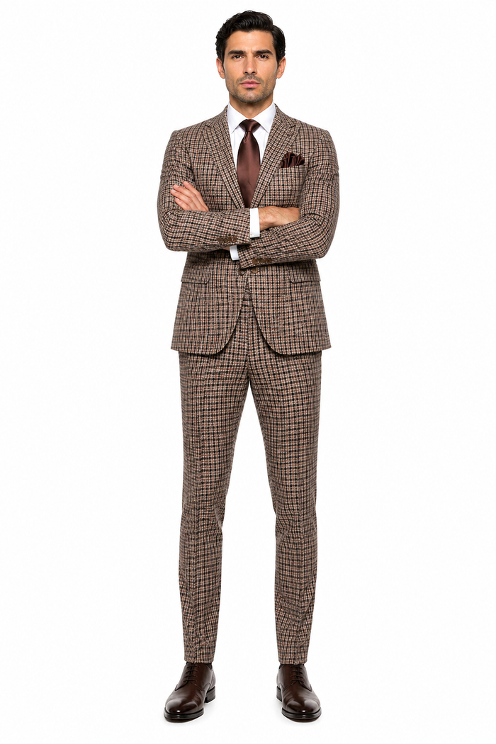 Rossi Man MAX RM1839 Slim Fit 3-Piece Suit â€“ Stylish Formalwear for Men