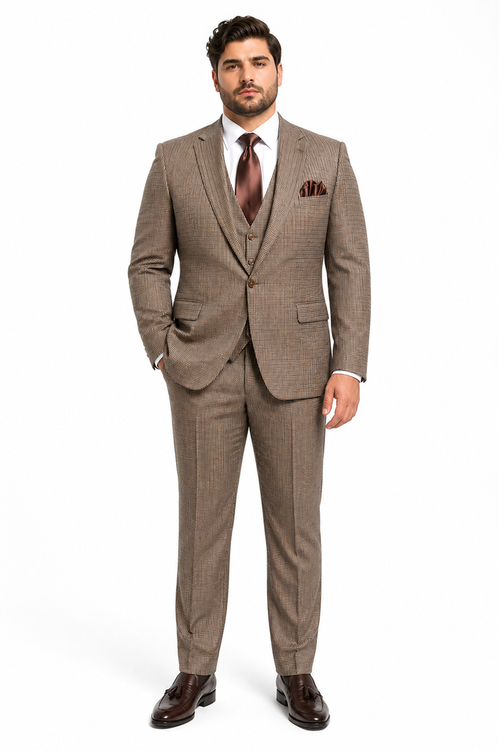 Rossi Man MAX RM1839 Slim Fit 3-Piece Suit â€“ Stylish Formalwear for Men
