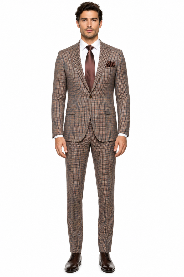 Rossi Man MAX RM1839 Slim Fit 3-Piece Suit â€“ Stylish Formalwear for Men