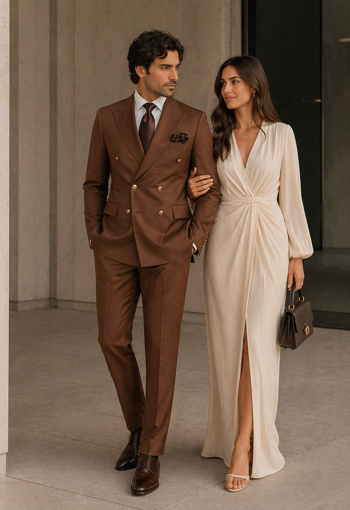 Rossi Man Milano RM1373 â€“ Men's Slim Fit 3-Piece Suit | Modern Formal