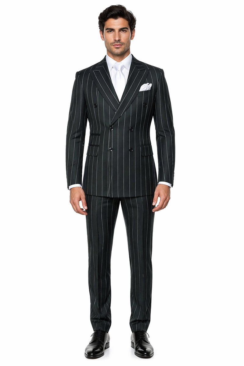 Rossi Man Milano RM1727 â€“ Men's 3-Piece Slim Fit Suit |Formal Wear