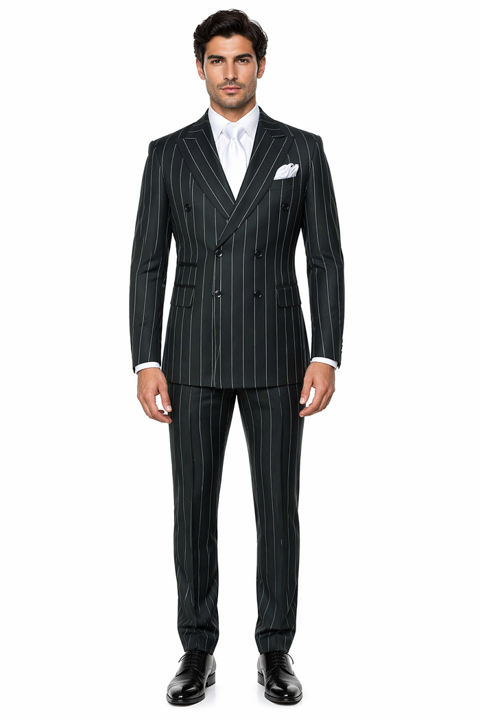 Rossi Man Milano RM1727 â€“ Men's 3-Piece Slim Fit Suit |Formal Wear