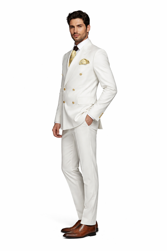Rossi Man Milano RM1770 â€“ Men's Modern Slim Fit 3-Piece Suit | Formal